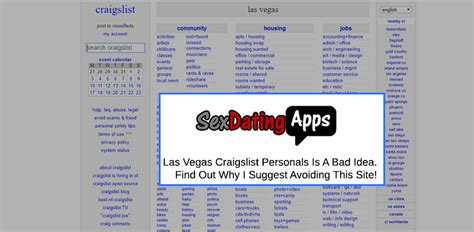 3- Craigslist Casual Encounters Alternative in Nevada. . Craigslist las vegas personal
